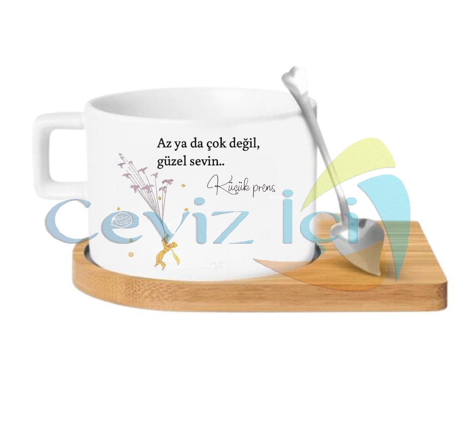 Küçük Prens Temalı Özel Tasarım Fincan
