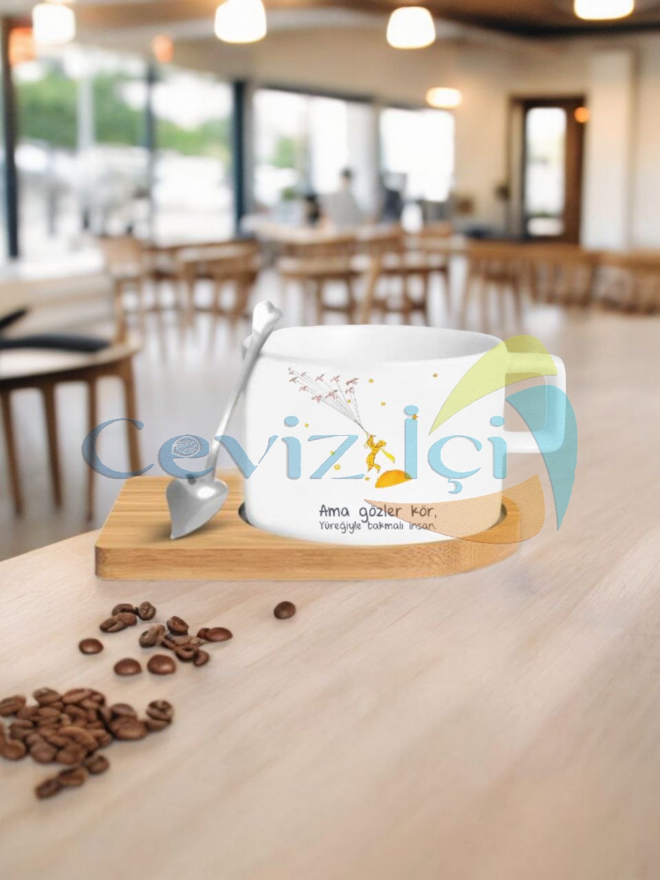 Küçük Prens Temalı Özel Tasarım Fincan