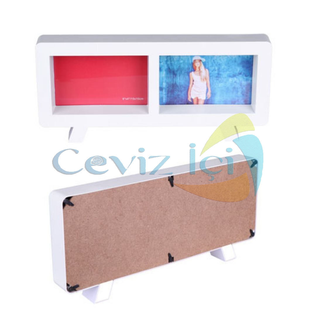 İkili%20Yatay%20Plastik%20Ayaklı%20Fotoğraf%20Çerçevesi