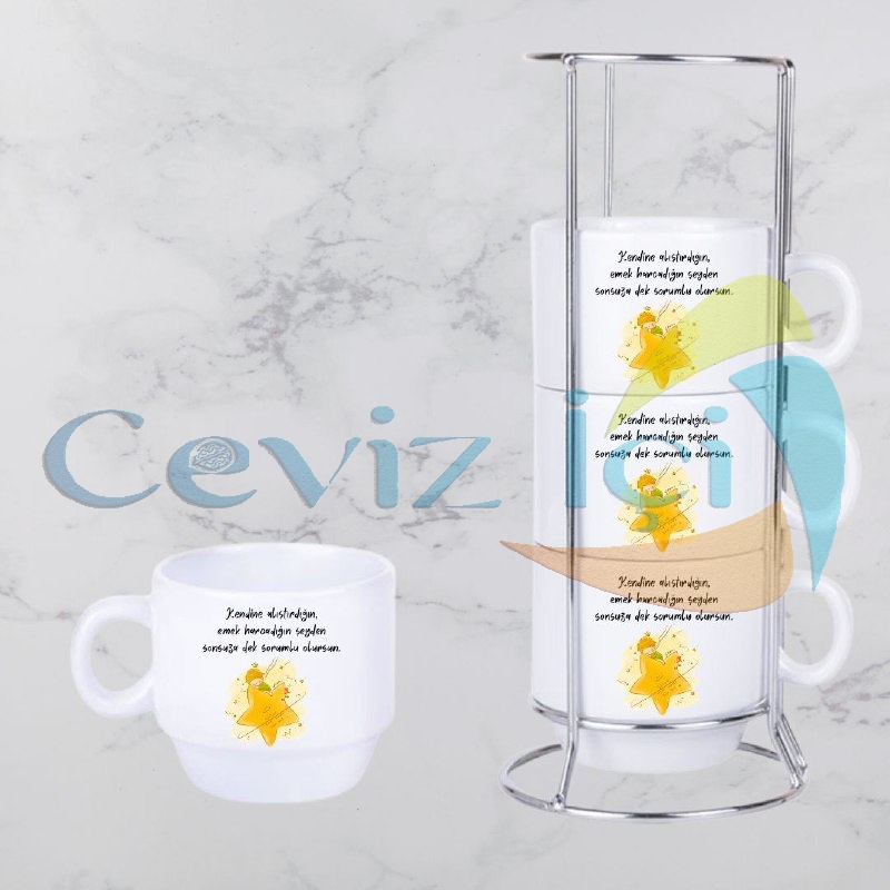 Küçük Prens Temalı Kahve Fincanı 