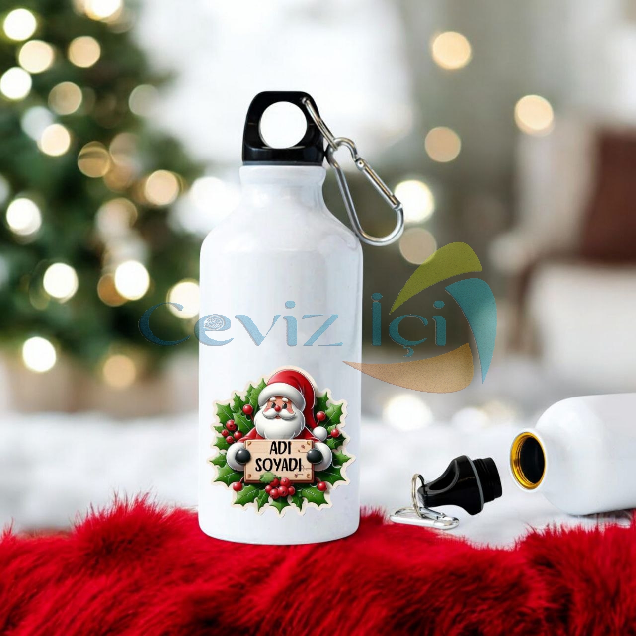 Kancalı Su Matarası Kişiye Özel Tasarım 