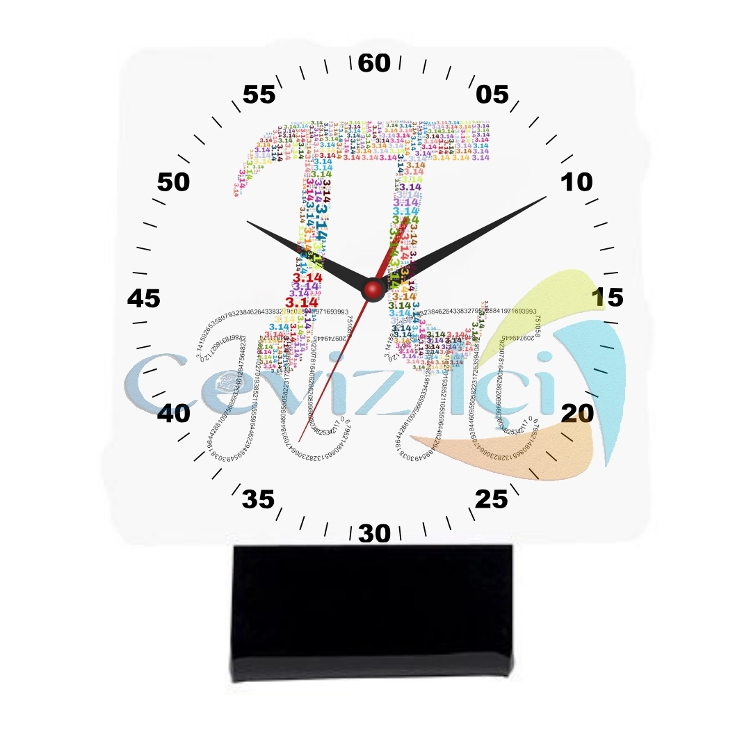 Öğretmenler Günü için Dekoratif Masa Saati