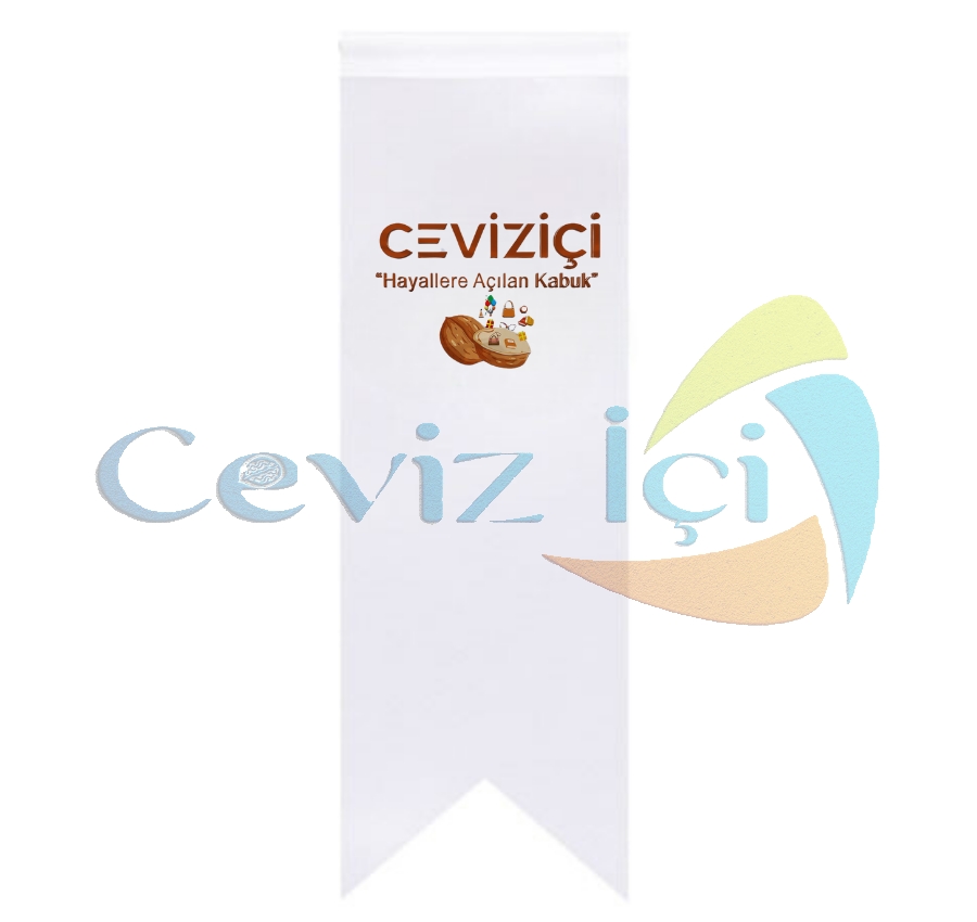 T Tipi Kırlangıç Masa Bayrağı  ve Krom Masa Direği