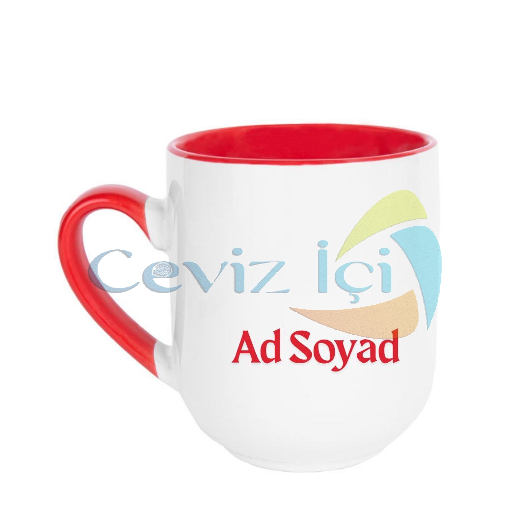 Burcunuza Özel Porselen Kupa (Özel Tasarım)