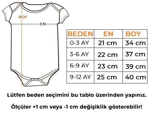 Kısa Kollu Beyaz Bebek Zıbını (Unisex)- Kişiye Özel Tasarım