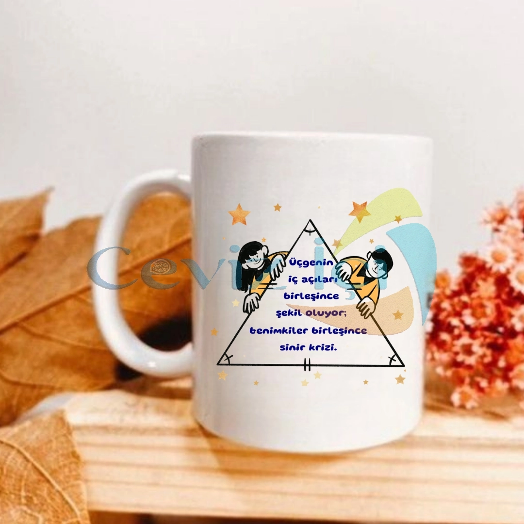 Öğretmenler Günü Mizahi Porselen Kupa