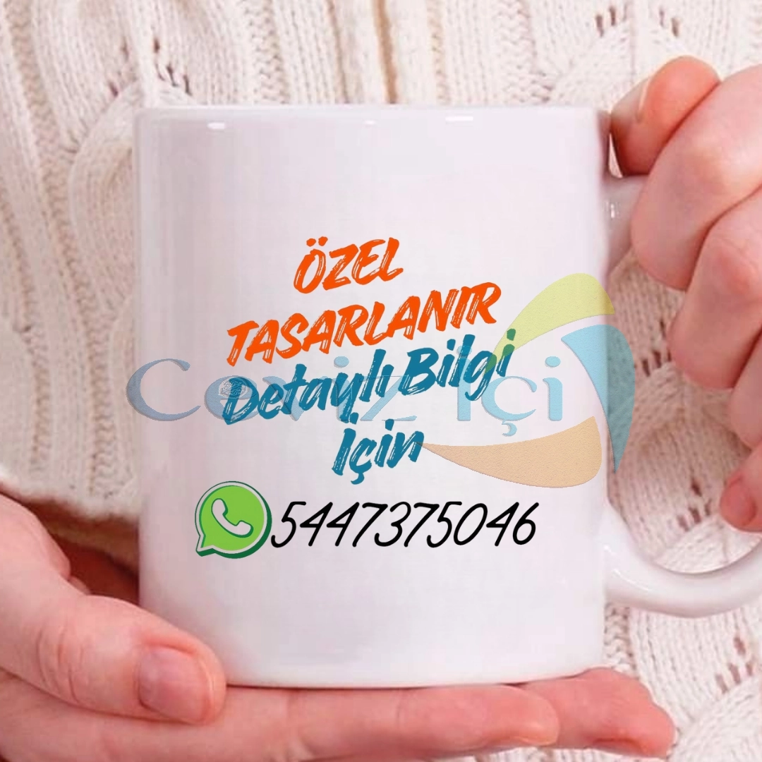 Öğretmenler Günü Mizahi Porselen Kupa