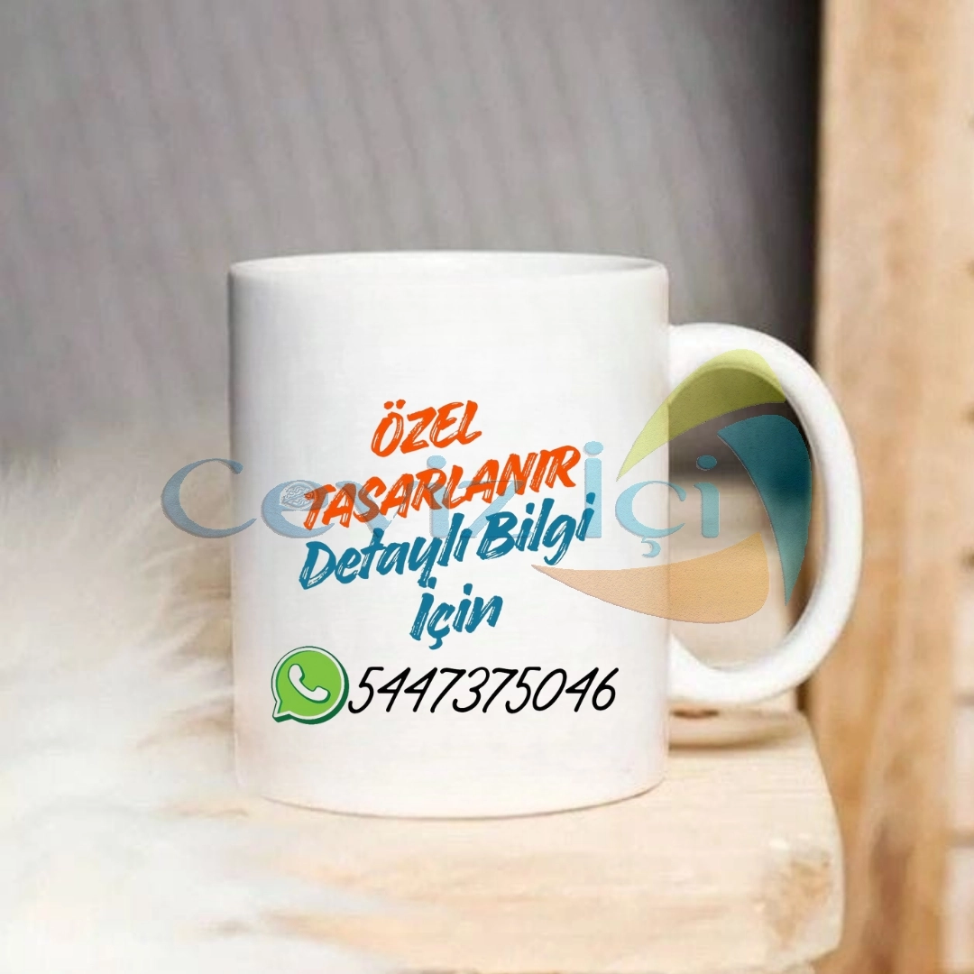 Modum Yok Porselen Kupa Komik Karakterli Mizahi