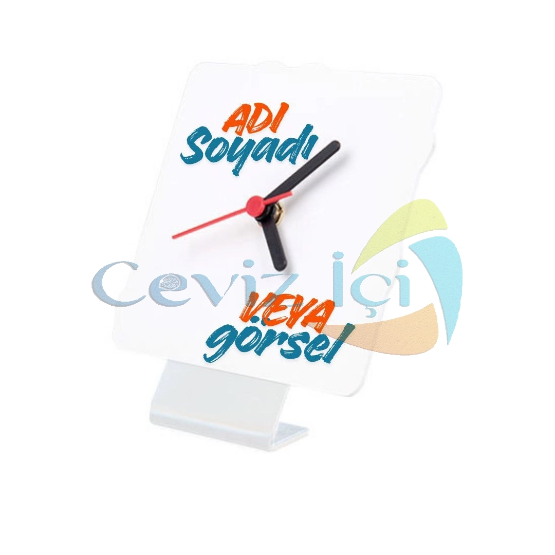 Öğretmenler Günü için Dekoratif Masa Saati