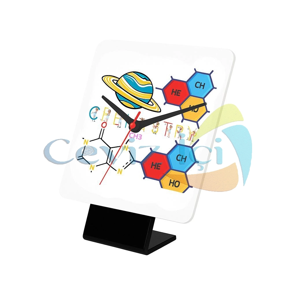 Öğretmenler Günü için Dekoratif Masa Saati