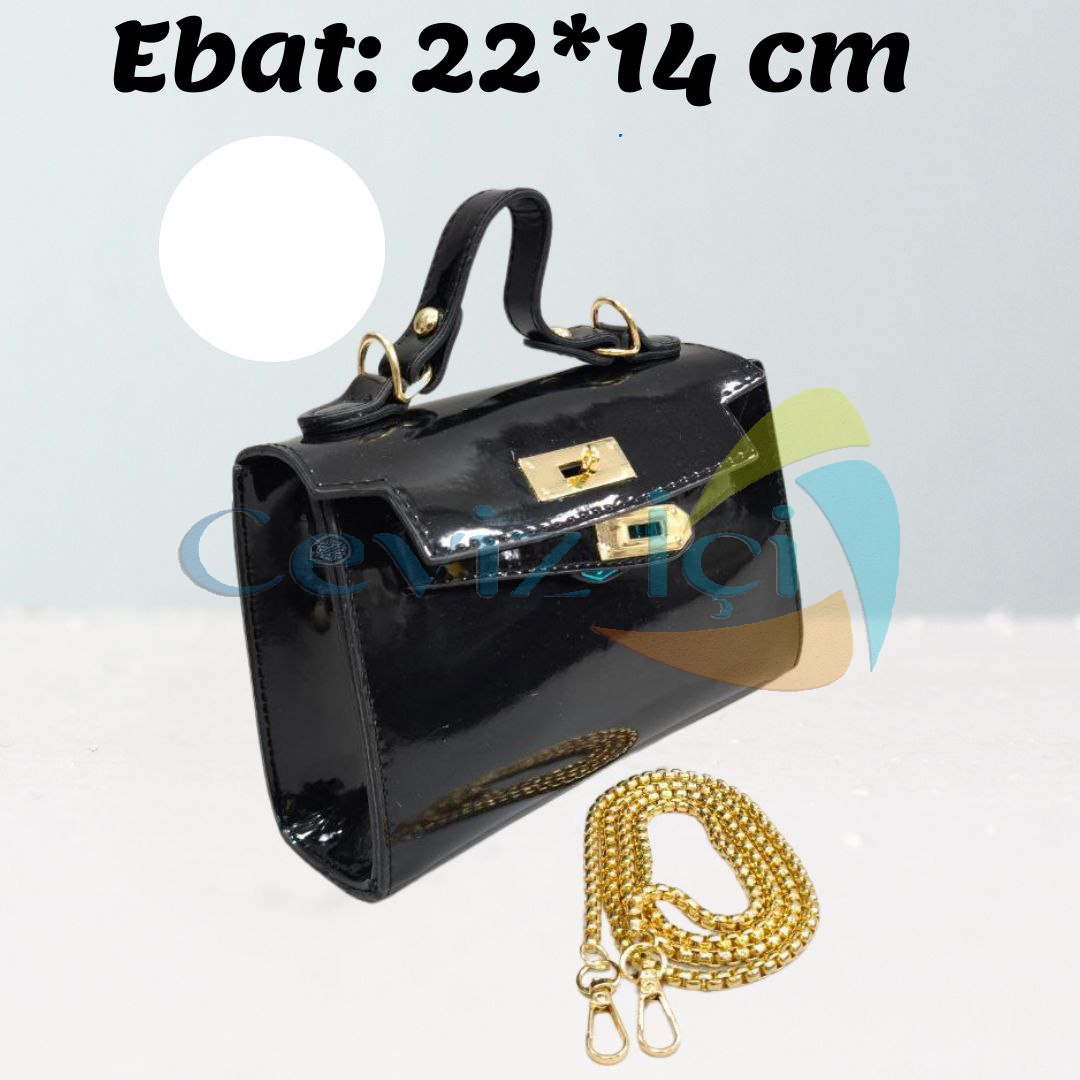 Şık Suni Deri Askılı Omuz Çantası