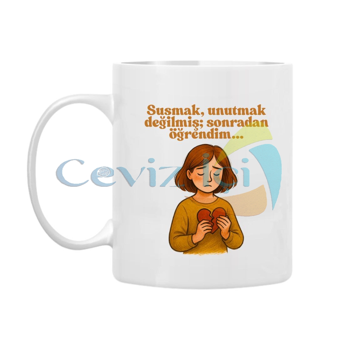 Söylenmemiş%20Sözler%20Temalı Porselen%20Kupa