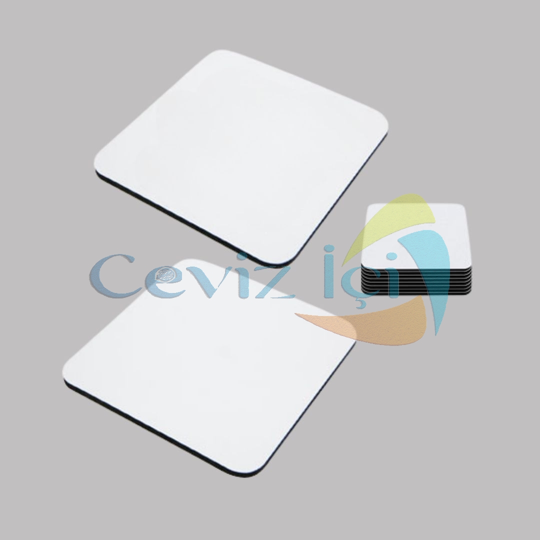 Kare Bardak Altlığı (Kişiye Özel Tasarım)