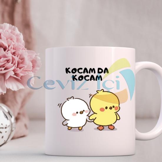 Kocam da Kocam Temalı Seramik Kupa