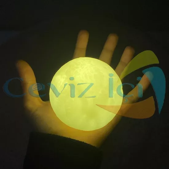 3D LED Küre Pilli Yuvarlak