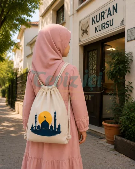 Kişiye Özel Büzgülü Sırt Çantası