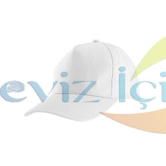 Beyaz Siperli Şapka (Kişiye Özel Tasarım)