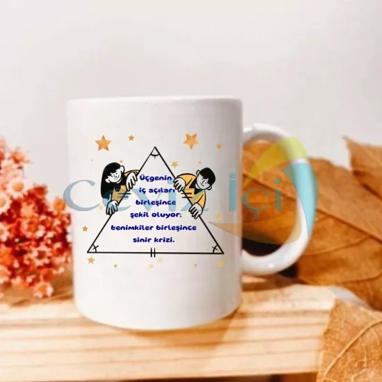 Öğretmenler Günü Mizahi Porselen Kupa