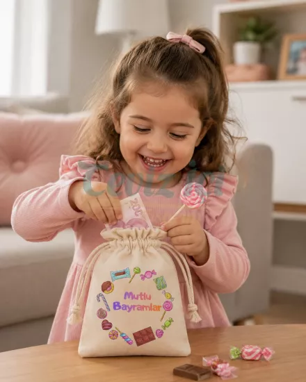 Çocuklara Özel Şeker ve Harçlık Kesesi 10’lu Paket