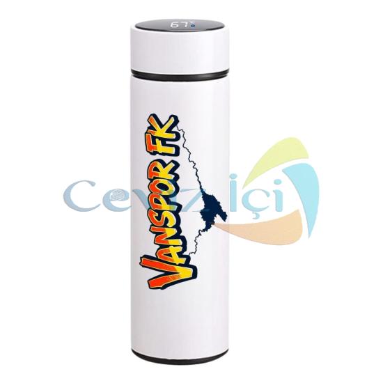 Dijital Göstergeli Çelik Termos - 450 ml