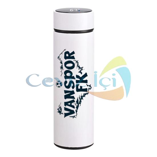 Dijital Göstergeli Çelik Termos - 450 ml