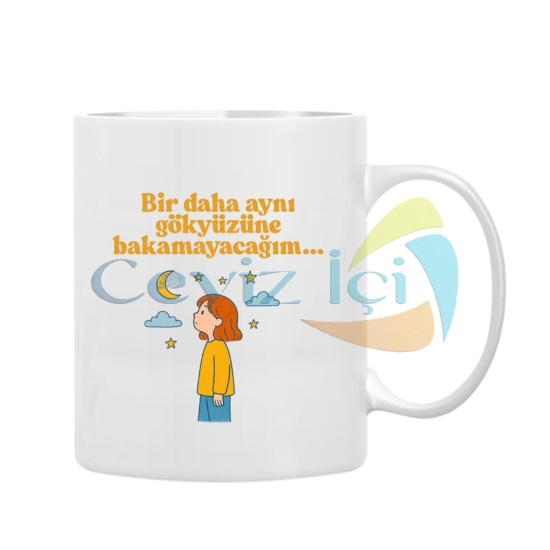 Söylenmemiş Sözler Temalı Porselen Kupa