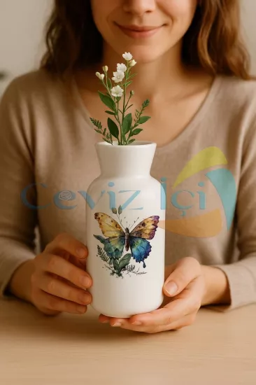 Kişiye Özel Tasarım Seramik Vazo