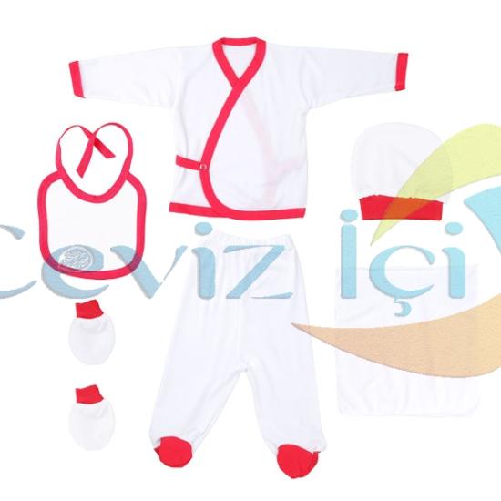 Hastane Çıkışı Bebek Kıyafeti Seti 6 Parça
